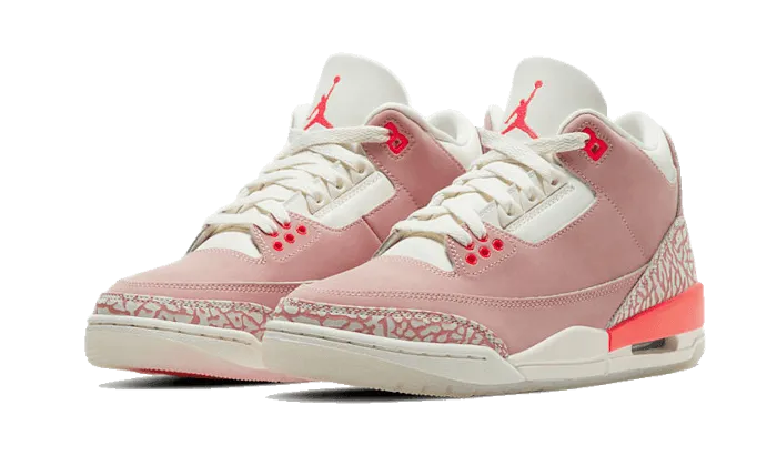 Secure stability Casual Wear Air Jordan 3 Retro Rust Pink
