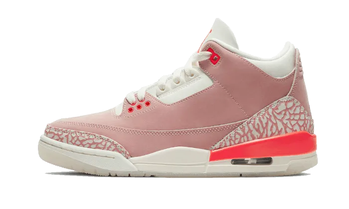 Comfortable Running Structured Edge Air Jordan 3 Retro Rust Pink