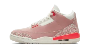 Comfortable Running Structured Edge Air Jordan 3 Retro Rust Pink