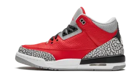 Air Jordan 3 SE Red Cement Comfortable Front