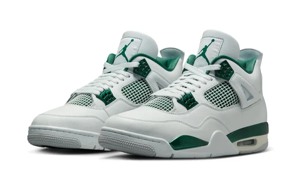 Air Jordan 4 'Oxidized Green' fabric insole shoes