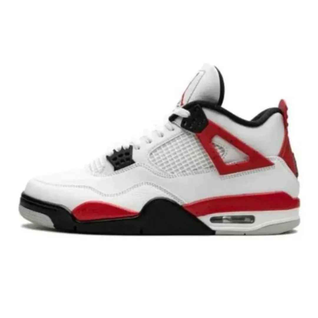 Air Jordan 4 Red Cement high - arch