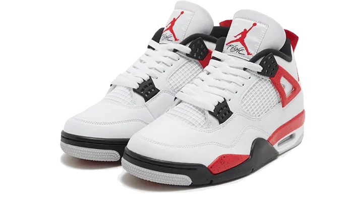 Air Jordan 4 Red Cement Comfort Moisture Wicking windproof upper shoes
