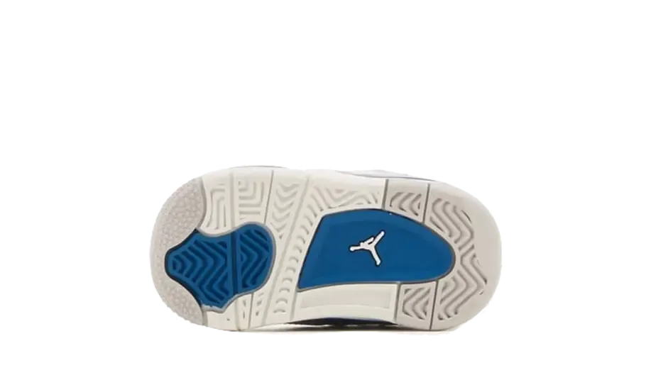 treadmill training shoe use narrow - toe - box shoes Air Jordan 4 Retro Military Blue (2024) B??b?? (TD)