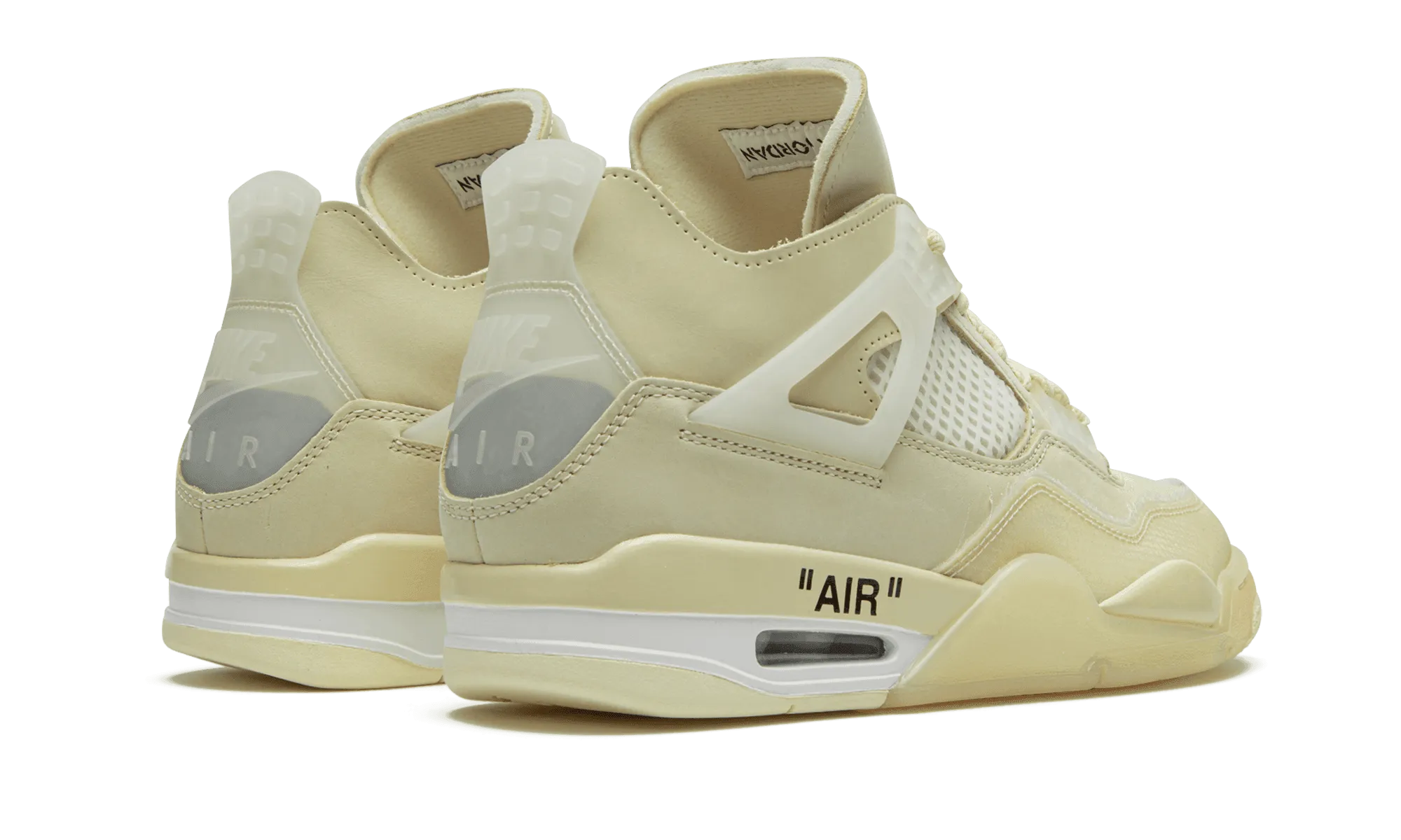 respiratory health Supportive arch Air Jordan 4 Retro Off-White Sail