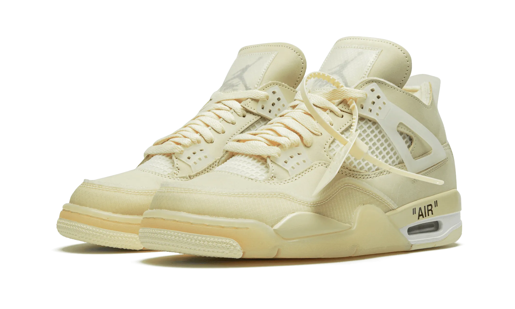 grip - enhancing shoes Air Jordan 4 Retro Off-White Sail