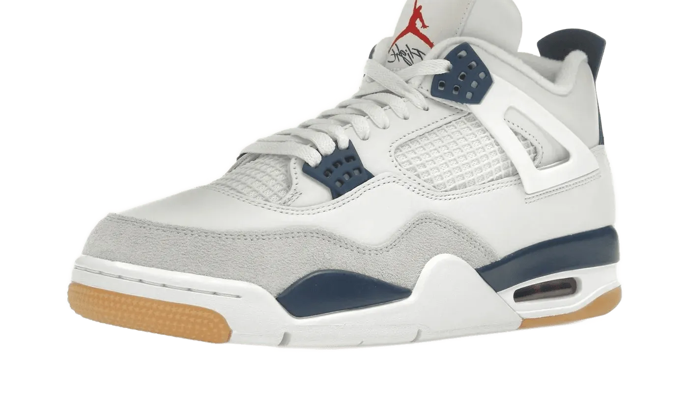 Air Jordan 4 Retro SB Navy angular outsole running shoes