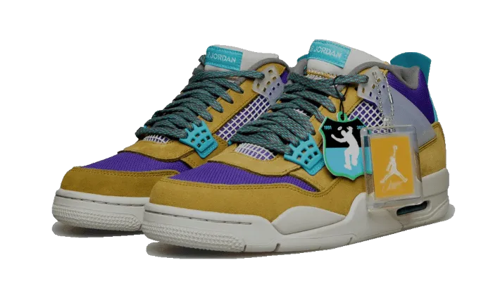 padded tongue comfort climate - specific shoes Air Jordan 4 Retro Union Desert Moss