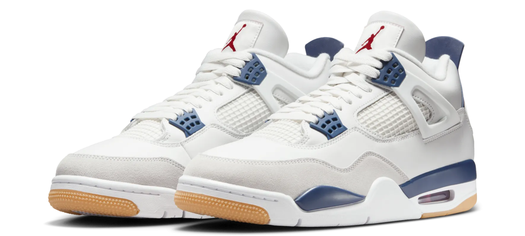 running in a jungle area shoes Air Jordan 4 SB 'Navy'