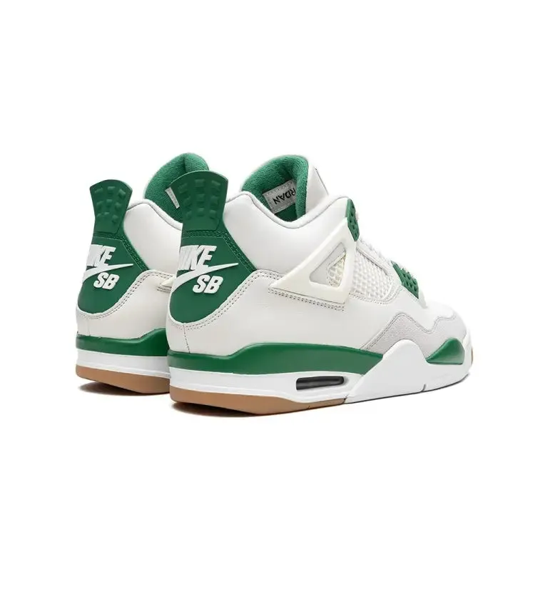 mountain - running Light Footed Air Jordan 4 SB Pine Green