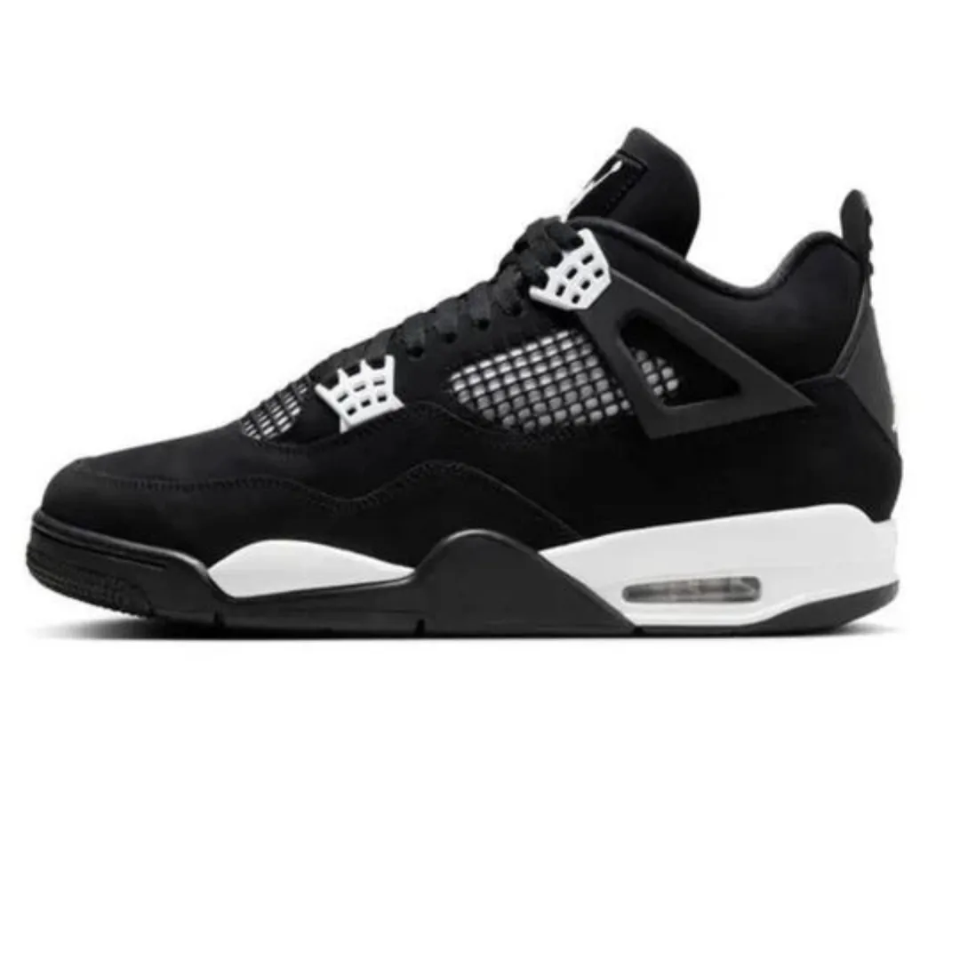 walking shoes Comfort Lock Air Jordan 4 White Thunder