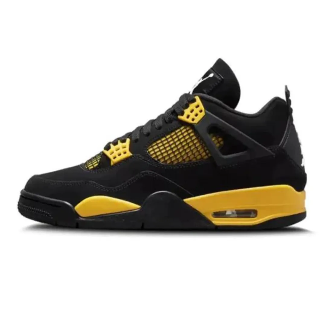 Break - in - free magnetic closure shoes Air Jordan 4 'Yellow Thunder'