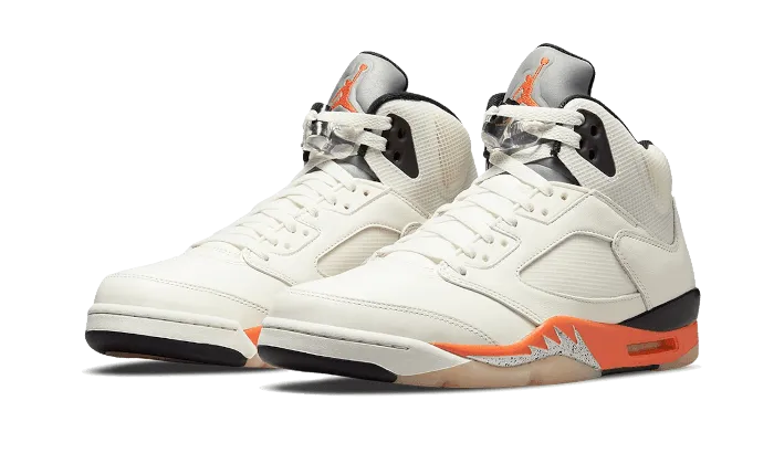 Comfortable Support Air Jordan 5 Orange Blaze (Shattered Backboard)