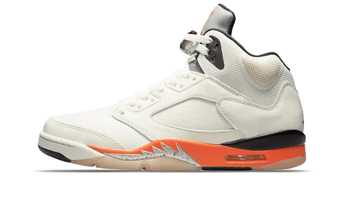 Spring Loaded Cushioning Abrasion Resistant Fabric Air Jordan 5 Orange Blaze (Shattered Backboard)