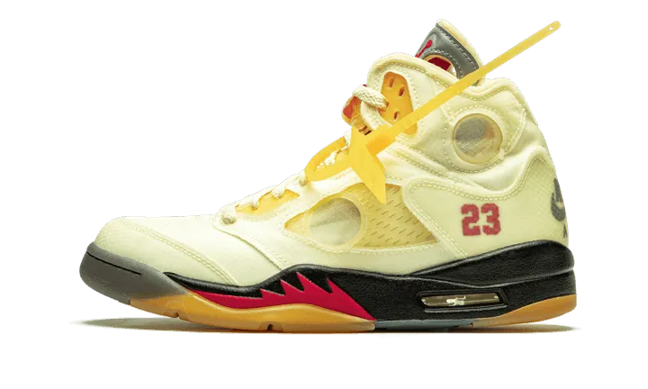 Impact Resistant Air Jordan 5 Retro Off-White Sail