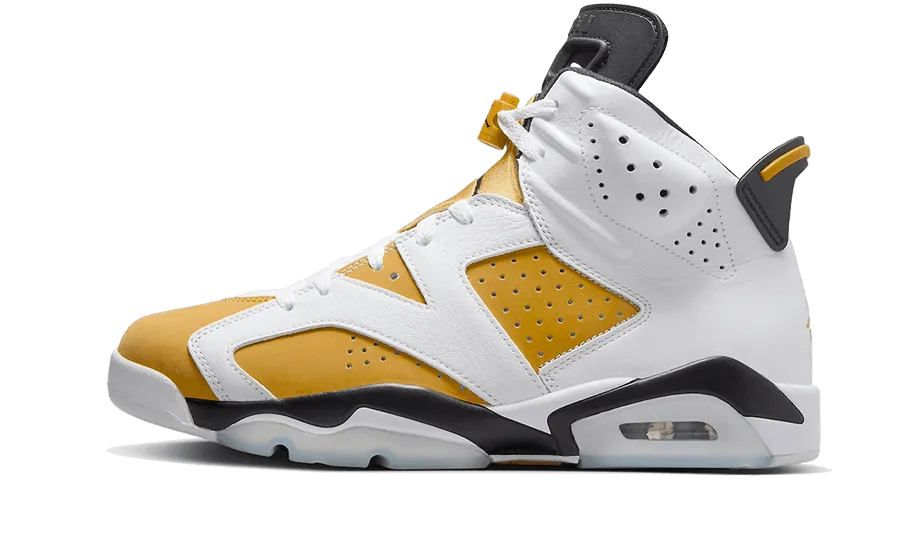 High density foam Air Jordan 6 Retro Yellow Ochre