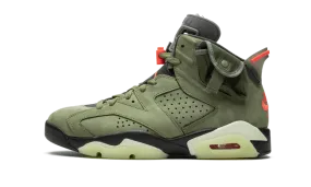 Air Jordan 6 Travis Scott Medium Olive Elite Play Shoes