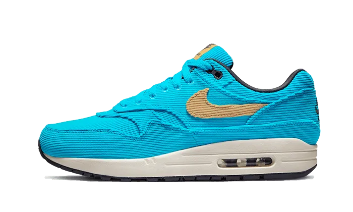 Air Max 1 Corduroy Baltic Blue Energy Propulsion Plate Impact Resistant Foam