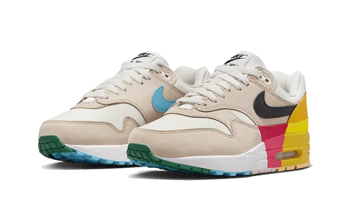 Air Max 1 Multi-Color Compression Molded Heel Counter Agile Run