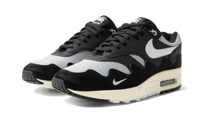 Air Max 1 Patta Black Grey (Special Box   Bracelet) street