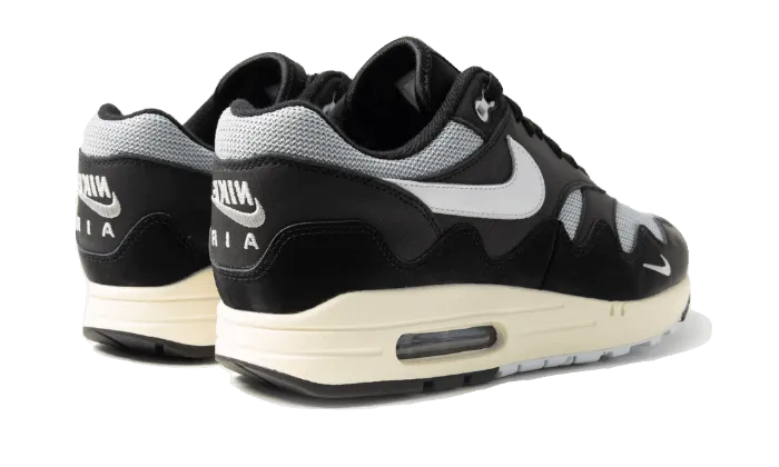 Air Max 1 Patta Black Grey (Special Box   Bracelet) breathable insole AirCushioning