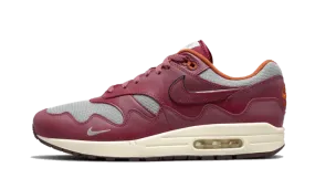 Air Max 1 Patta Rush Maroon Pressure Relief Zones