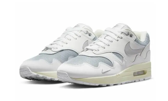 Mid Top Style Air Max 1 Patta White Grey