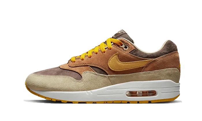 Air Max 1 PRM Duck Pecan Athlete Performance Layer Padded Heel Cushioning