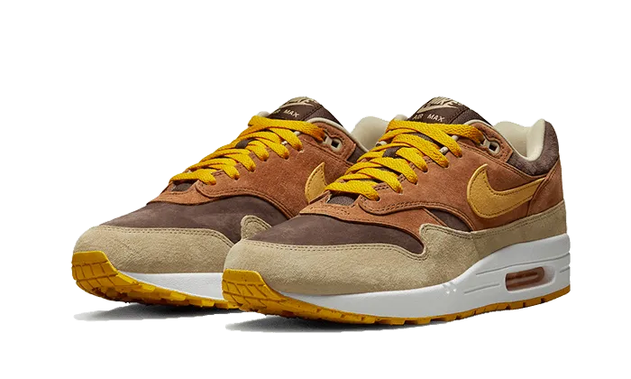 Air Max 1 PRM Duck Pecan Impact Resistant Toe Cap Knit Weave Upper