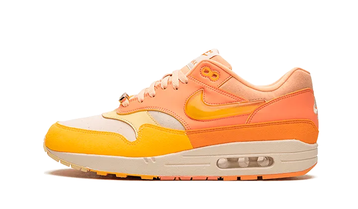 Air Max 1 Puerto Rico Orange Frost Breathable Inner Lining Hexagonal Tread