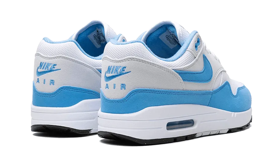 Foot Support Air Max 1 White University Blue