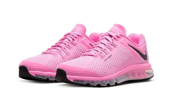 Water   Resistant Quick Flex Performance Air Max 2013 Stussy Pink