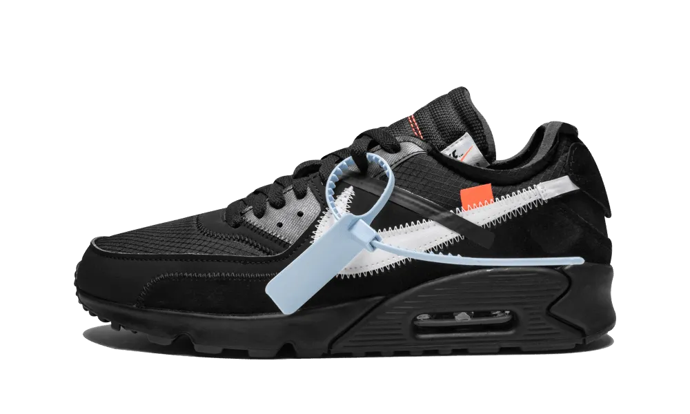 Air Max 90 Off-White Black High Rise Tension Balance Webbing