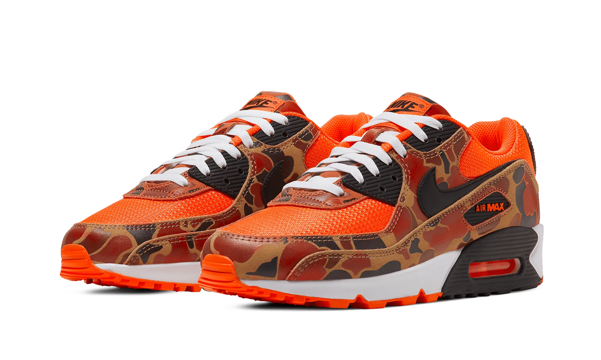 JetBoost Midsole Fast Rebound Air Max 90 Orange Duck Camo