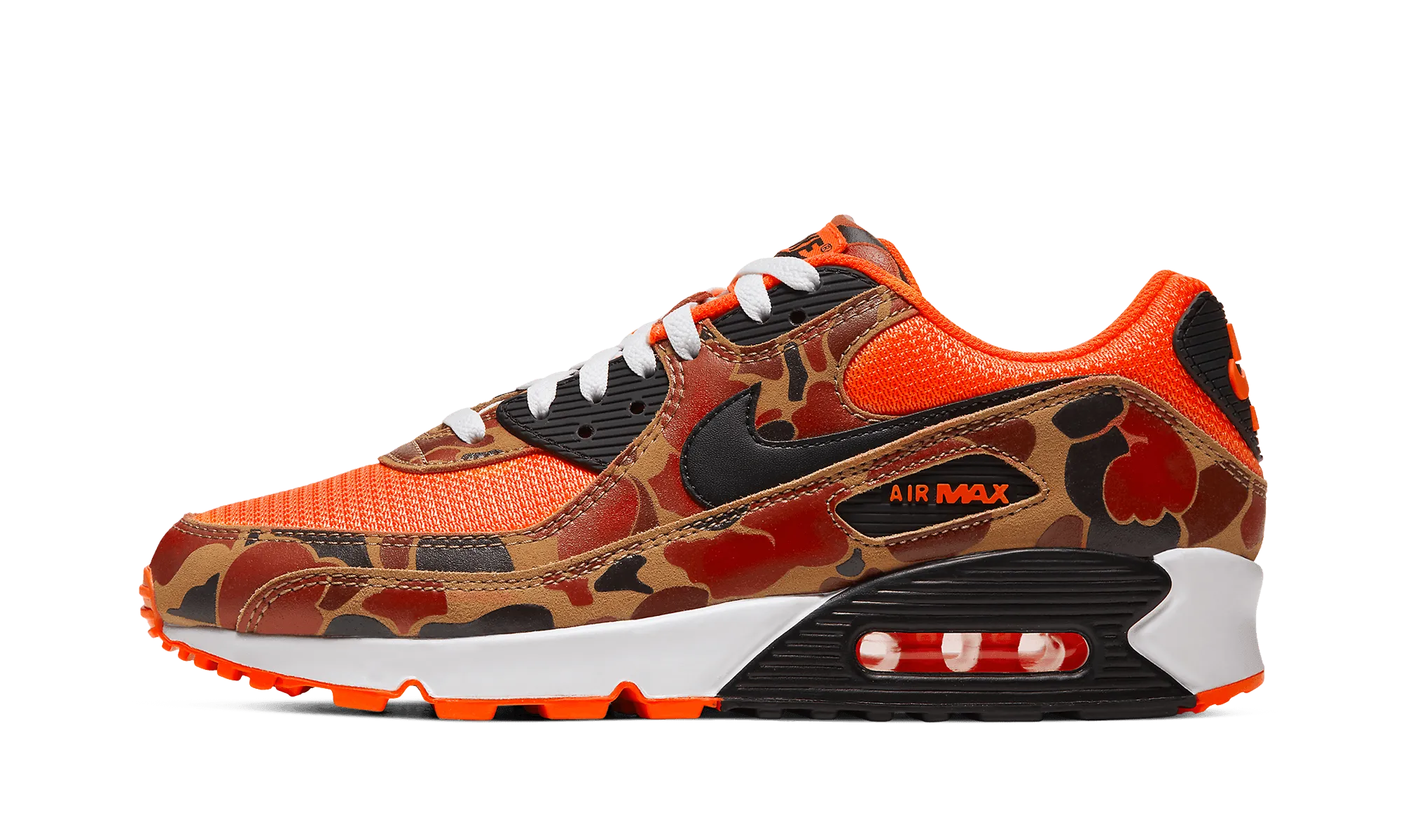 Air Max 90 Orange Duck Camo Torsional Support Friction Reduction Insole