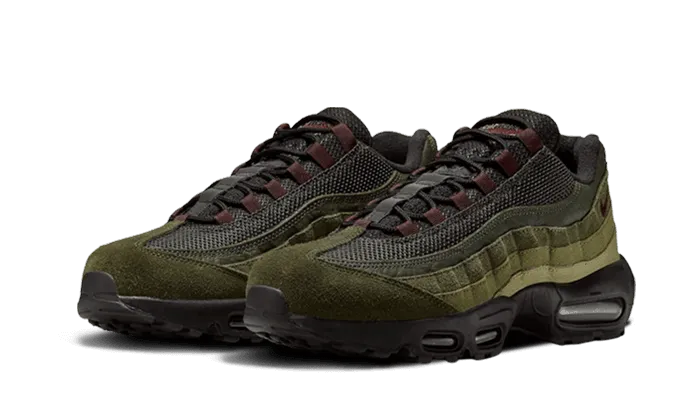 Ventilated Upper Material Air Max 95 Black Earth