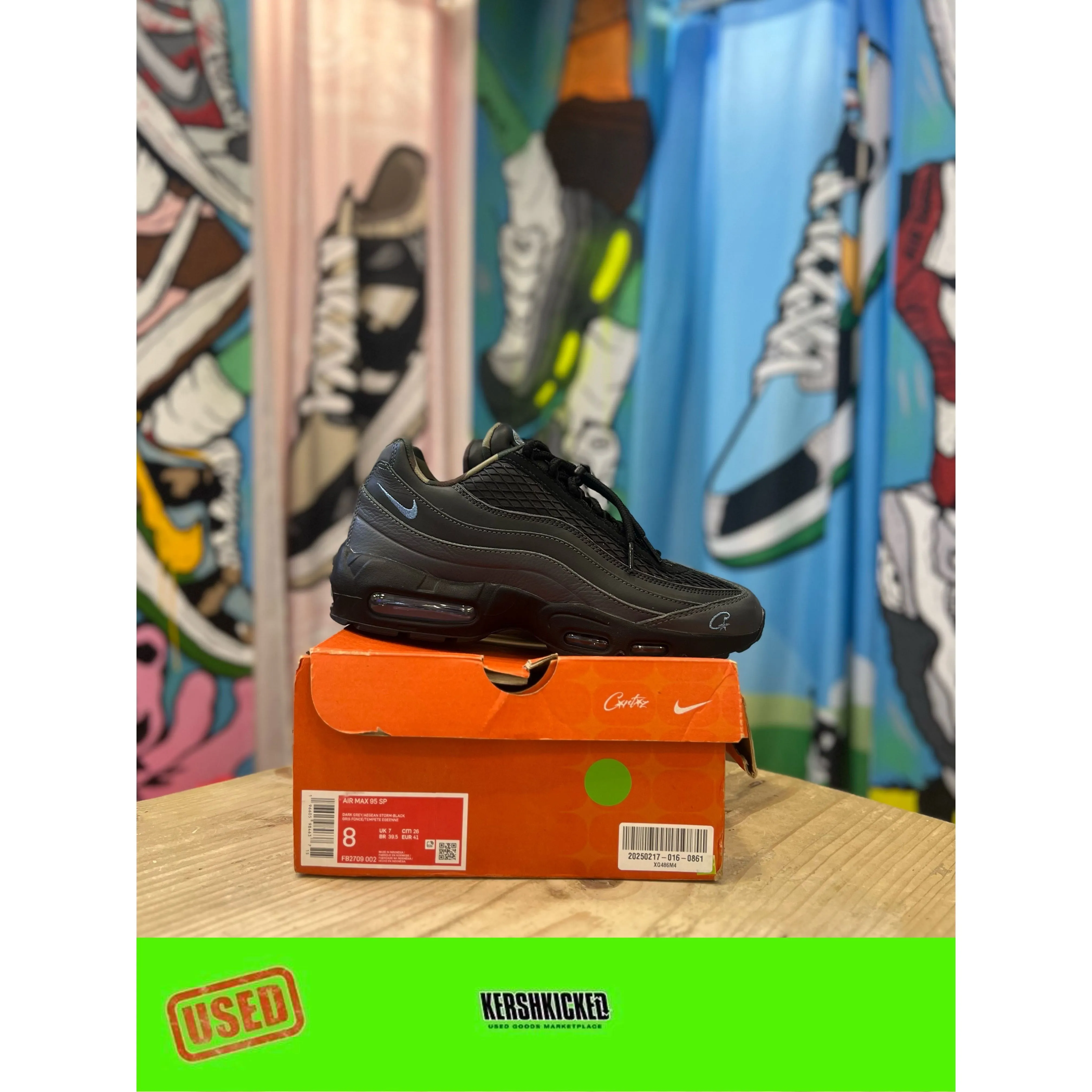 Traction Air Max 95 Corteiz Aegean Storm UK7