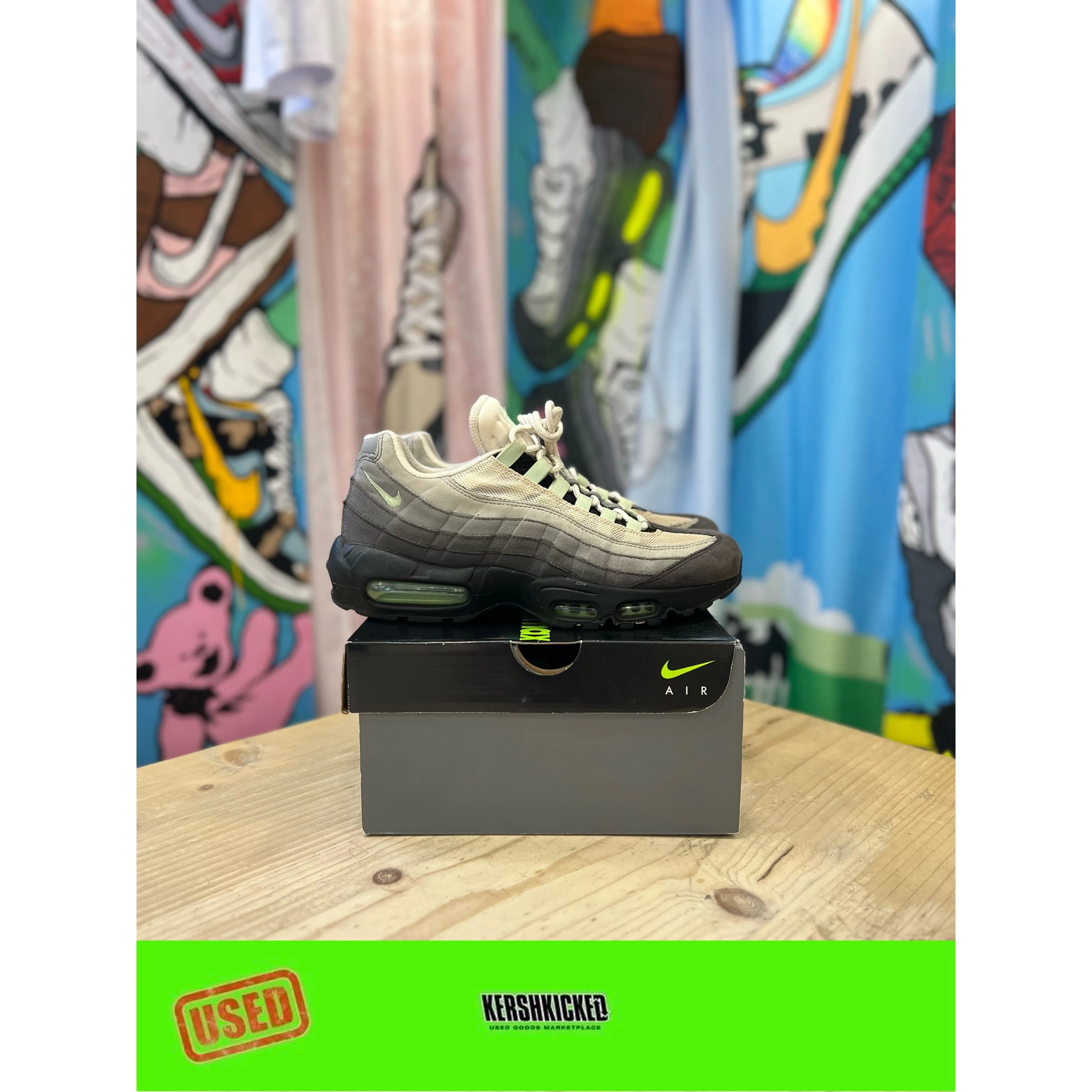Elevated Court Movement Air Max 95 Fresh Mint UK7.5