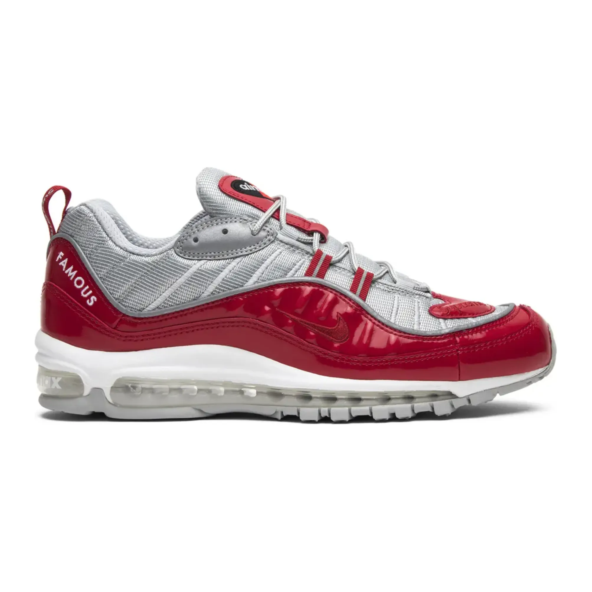 Flexible Forefoot Flexure Air Max 98 Supreme Varsity Red