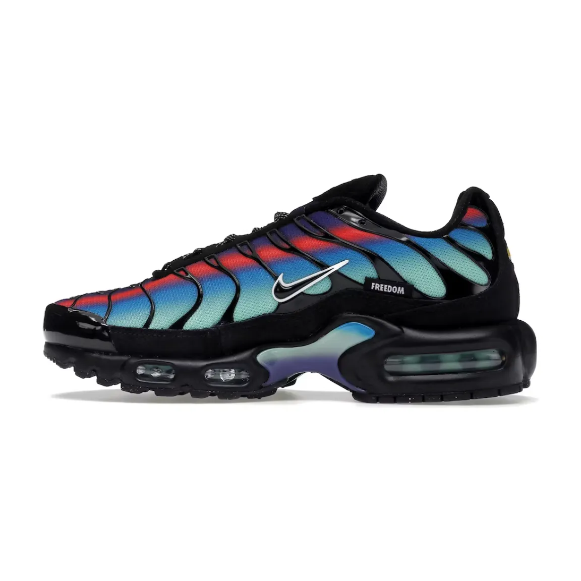 Microfiber Lining Nike Air Max Plus Black Blue Red