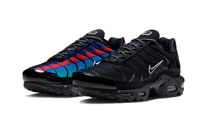 Sharp Pivot Stretchable Air Max Plus Black Blue Red