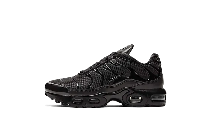 Breathable mesh upper Rotational Stability Plate Air Max Plus PS Black Enfant (PS)