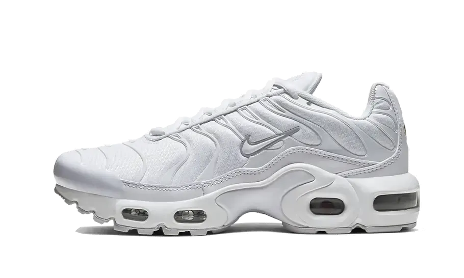 Air Max Plus Triple  White Adaptive Flex Grooves Pro Support