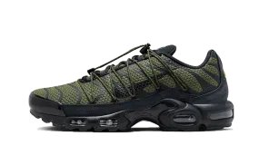 Air Max Plus Utility Black Olive Flexible Knit Construction Airflow Channeled Sole