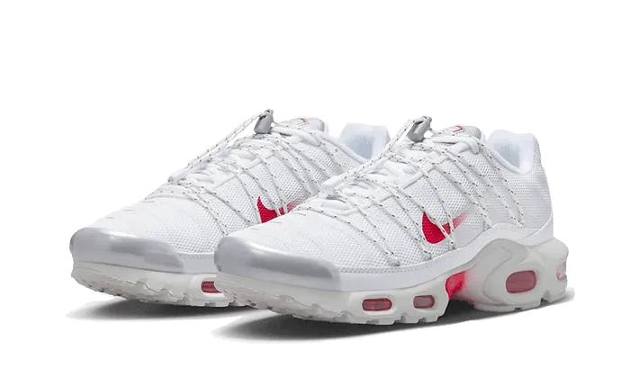 Footbed Contouring Air Max Plus Utility White Silver Red