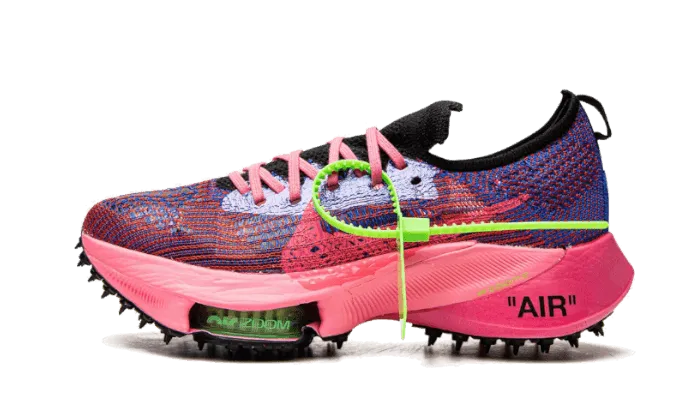 Air Zoom Tempo NEXT% Off-White Pink Glow running in a delta area shoes