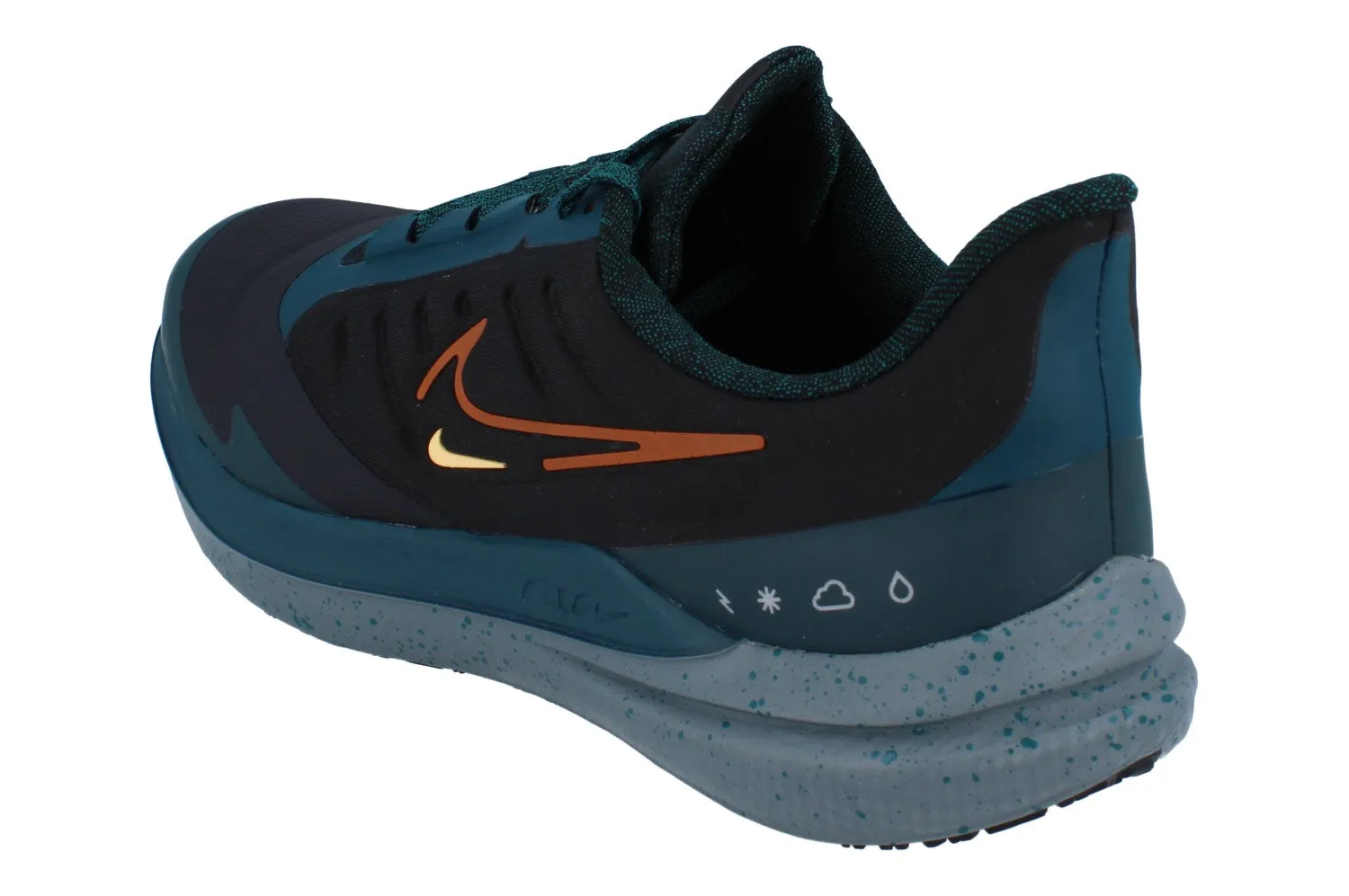 Nike Air Winflo Shield Mens Dm1106  002 flat insole shoes Leather Upper