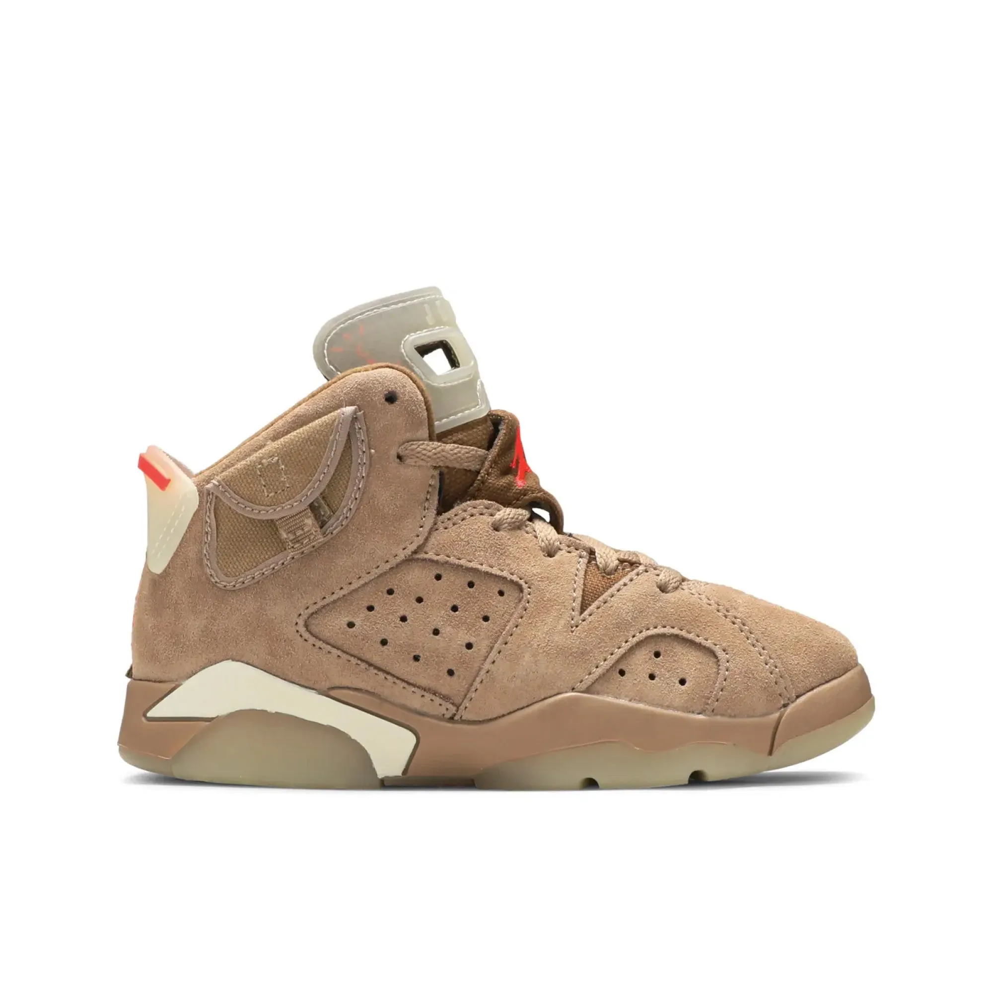 Air Jordan 6 Retro Travis Scott British Khaki (PS) Anatomical shape Thermoregulating Interior