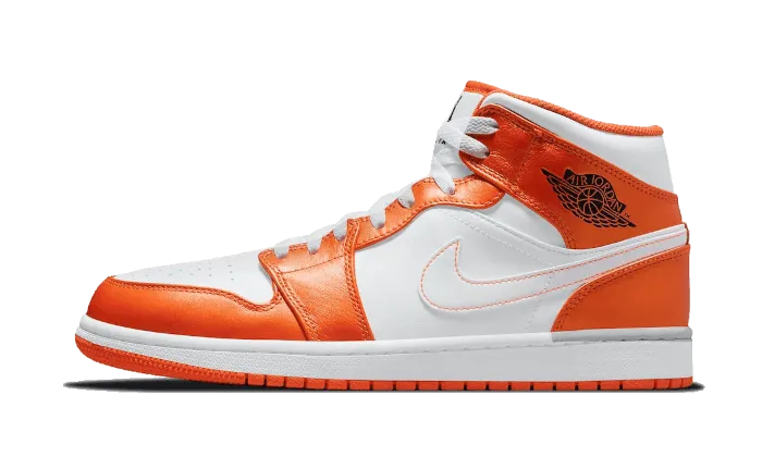 Air Jordan 1 Mid Metallic Orange Comfort Shock