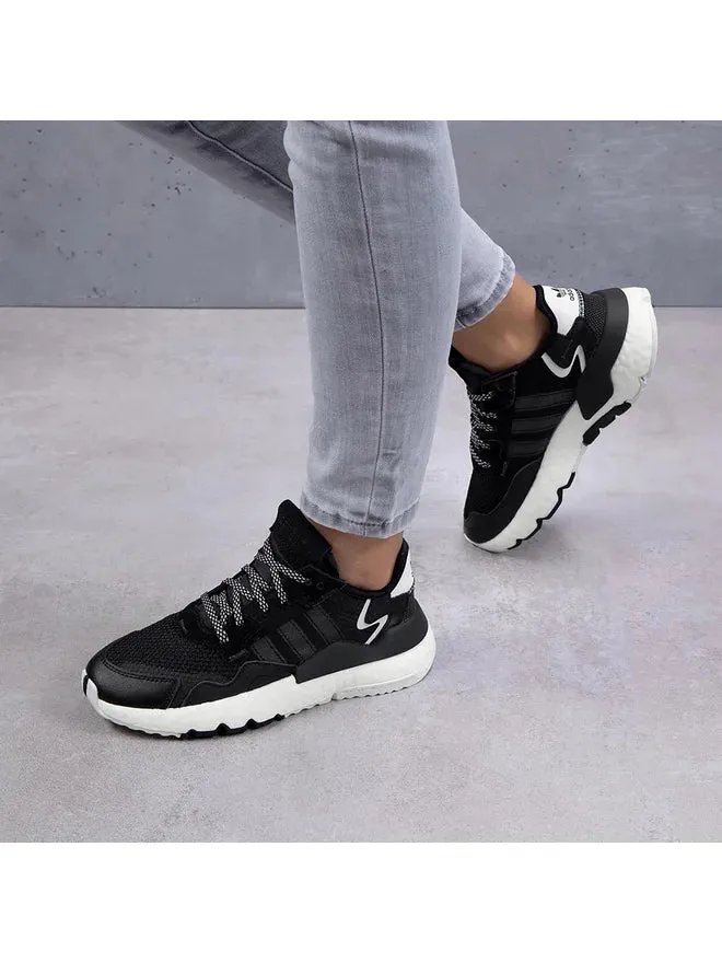 Adidas Sneakers Nite Jogger J EE6481 Noir Clean Silhouette Energy Run